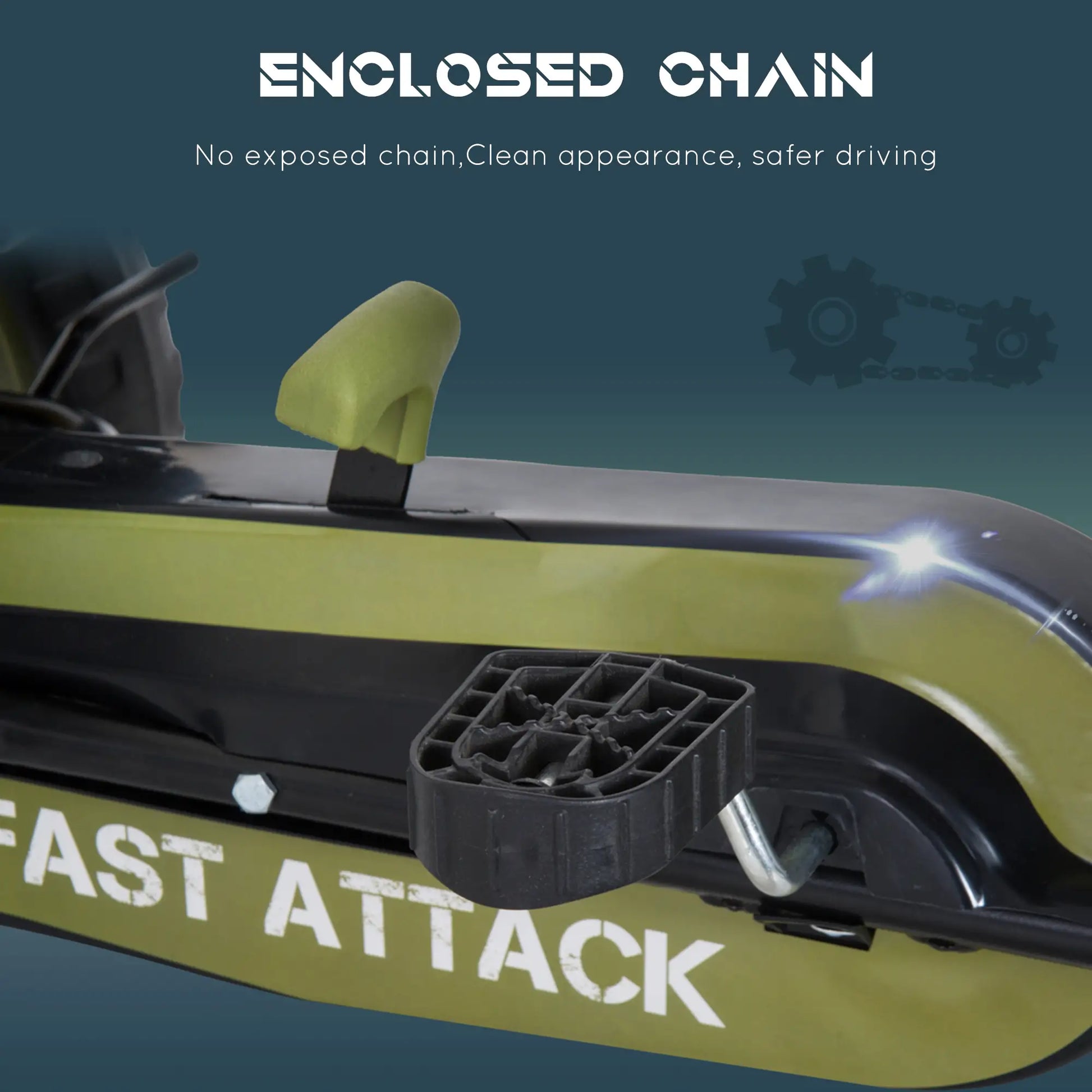 Adjustable Seat Pedal Go Kart, EVA Tyres, Safety Handbrake, Ages 3-6, Green Pedal Go Karts for Kids at Gallery Canada