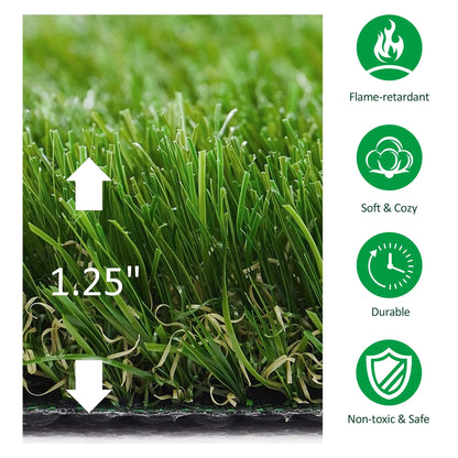 Artificial Grass 10' x 3', UV Protection, Drain Holes, Green Garden Decor at Gallery Canada