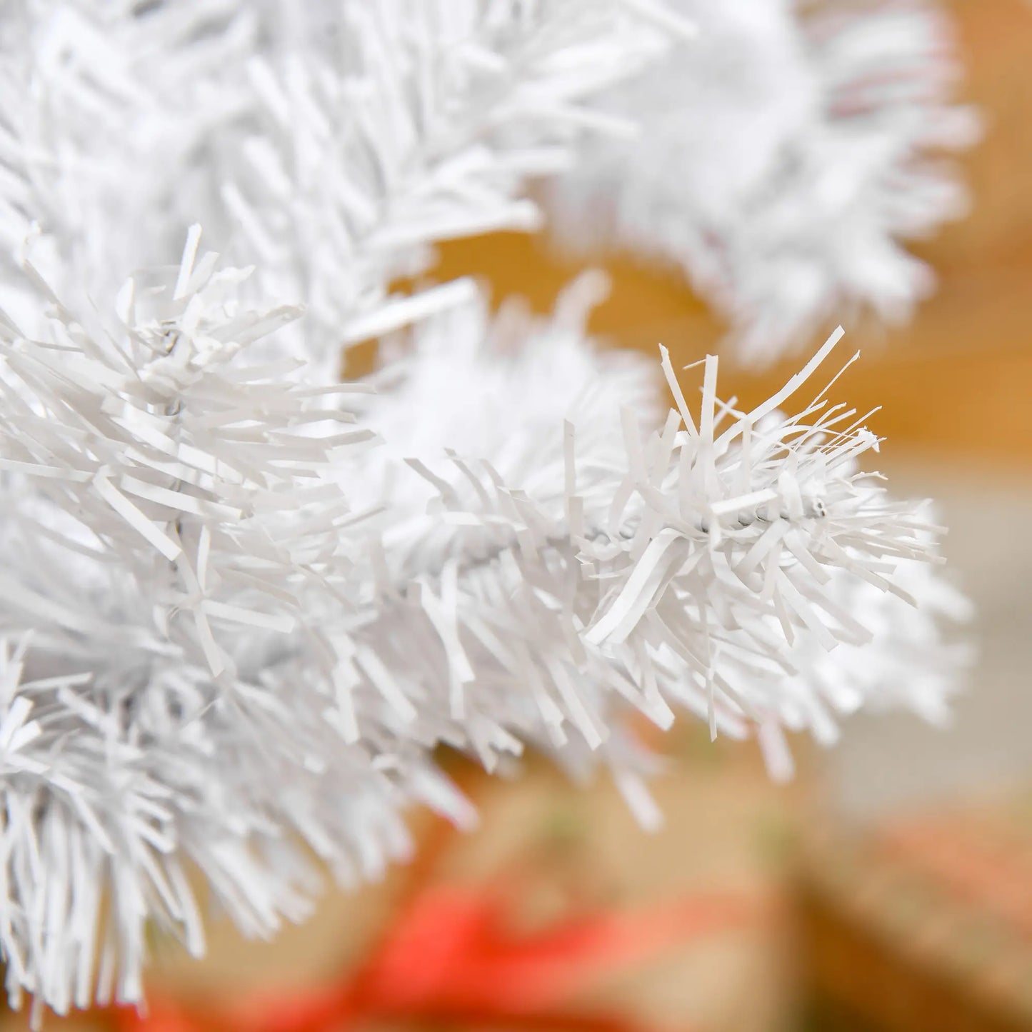 7ft Artificial Christmas Tree, 1230 Branch Tips, Metal Stand, White White Christmas Trees at Gallery Canada