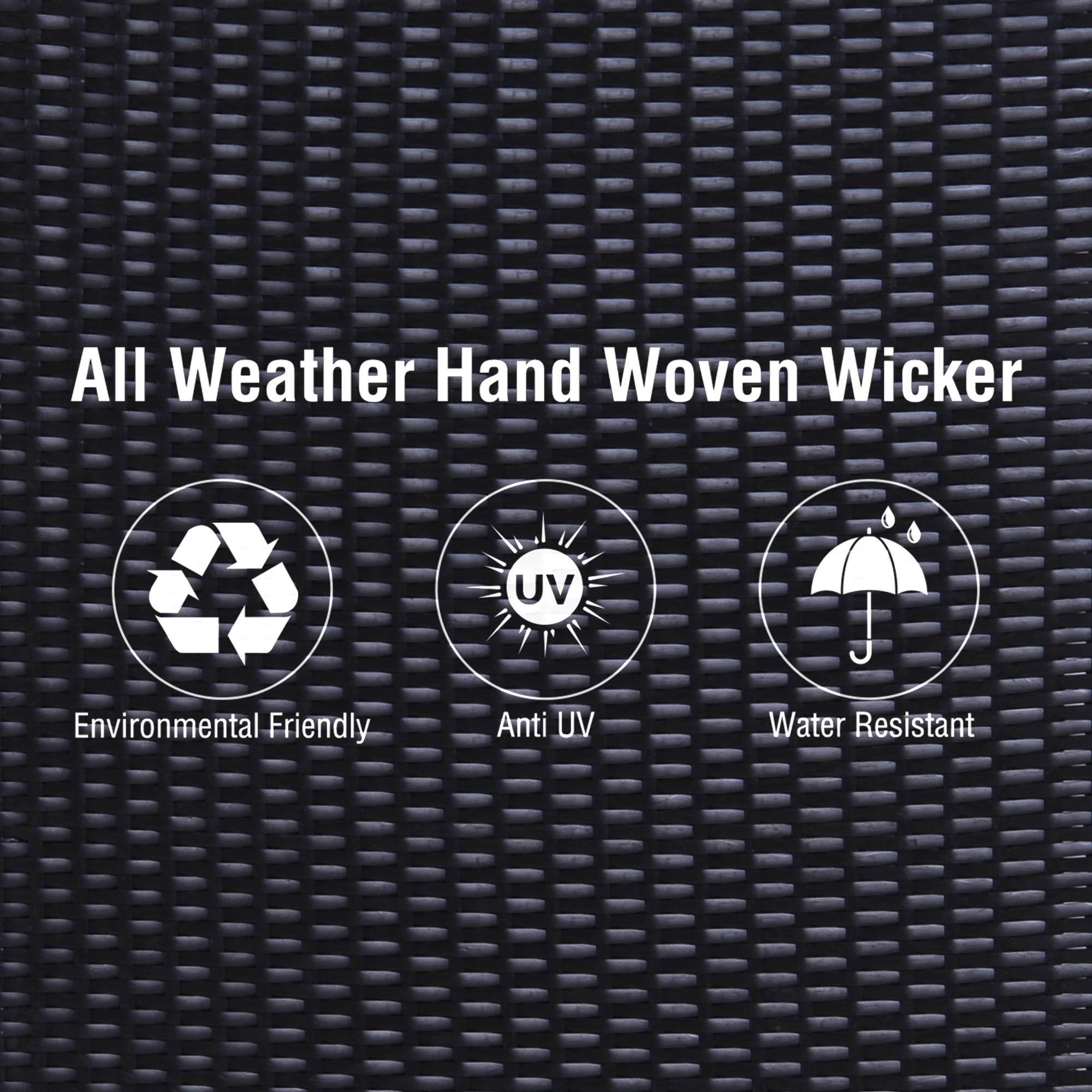 Outdoor Storage Cabinet, Rattan Wicker Pool Towel Organizer, Dark Brown Patio Storage Boxes at Gallery Canada