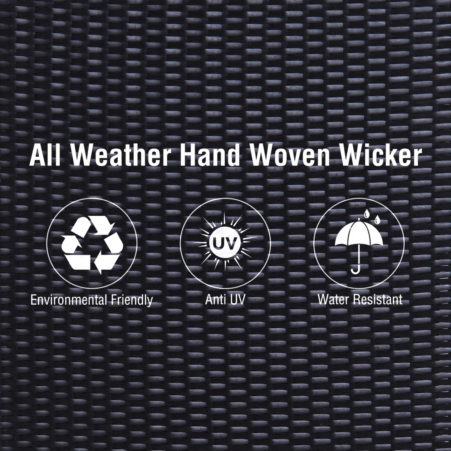 Outdoor Storage Cabinet, Rattan Wicker Pool Towel Organizer, Dark Brown Patio Storage Boxes at Gallery Canada