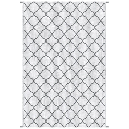 Waterproof Outdoor Rug, 6' x 9', Reversible Mat, Grey & White Outdoor Reversible Rugs Options at Gallery Canada