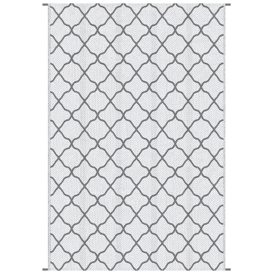 Waterproof Outdoor Rug, 6' x 9', Reversible Mat, Grey & White Outdoor Reversible Rugs Options at Gallery Canada