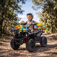 Quad électrique pour enfants ATV 12V, Noir