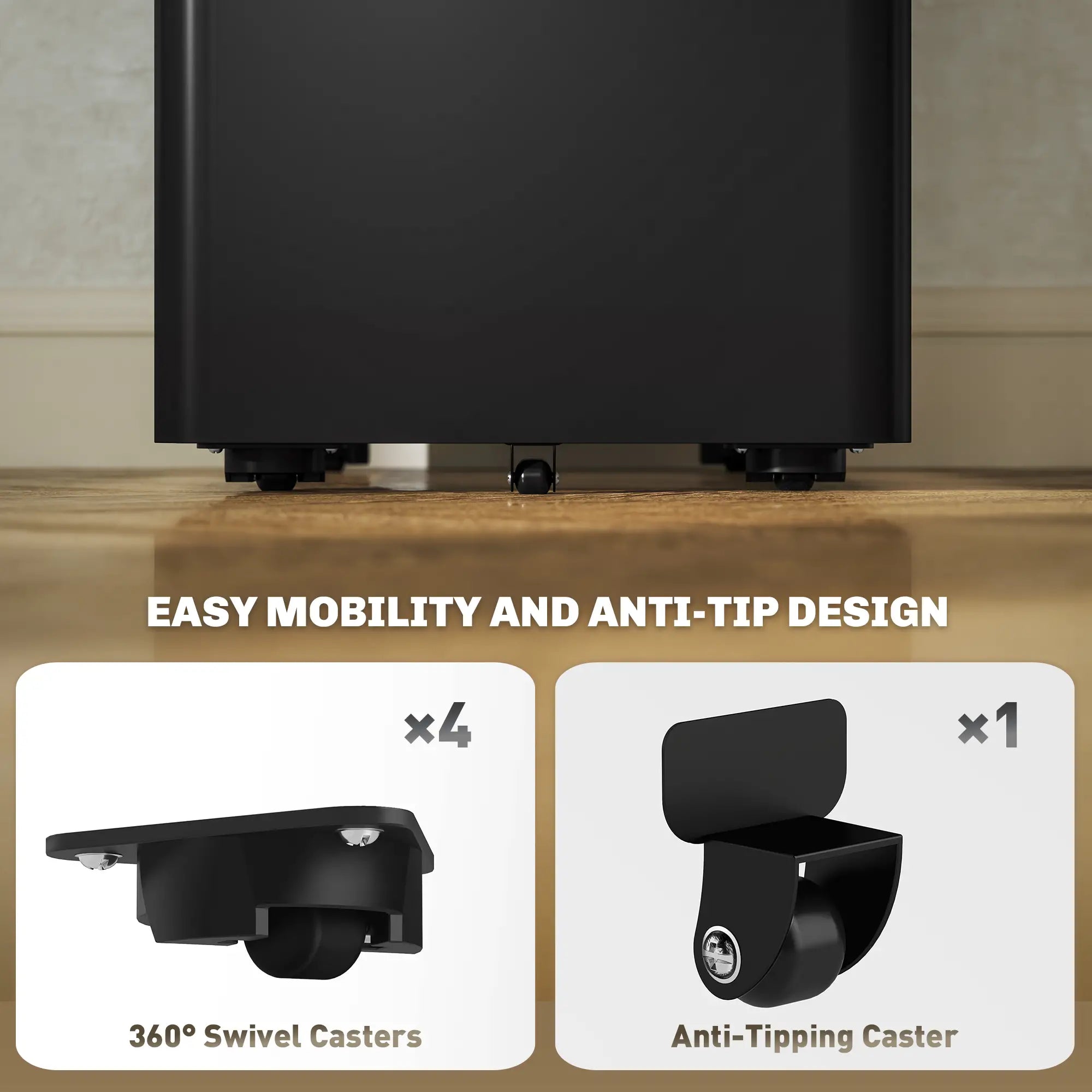 3 Drawer Filing Cabinet, Lockable Steel Office Storage, Black Office Cabinets & Cupboards at Gallery Canada