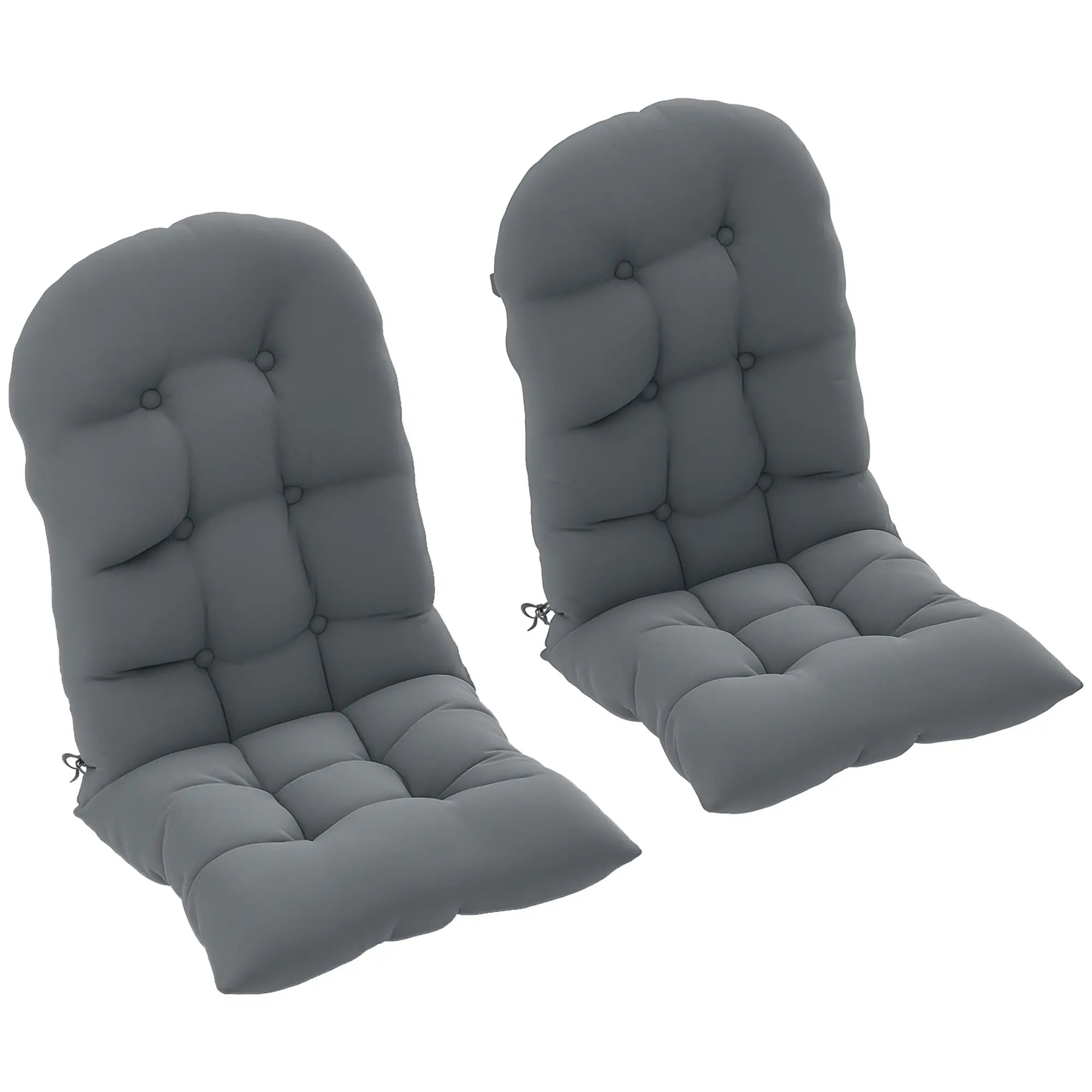 Adirondack Chair Cushions Set of 2, Grey Patio Chair Cushions at Gallery Canada
