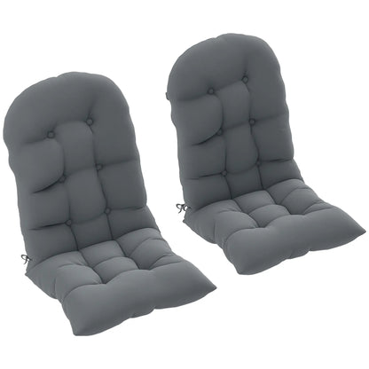 Adirondack Chair Cushions Set of 2, Grey Patio Chair Cushions at Gallery Canada