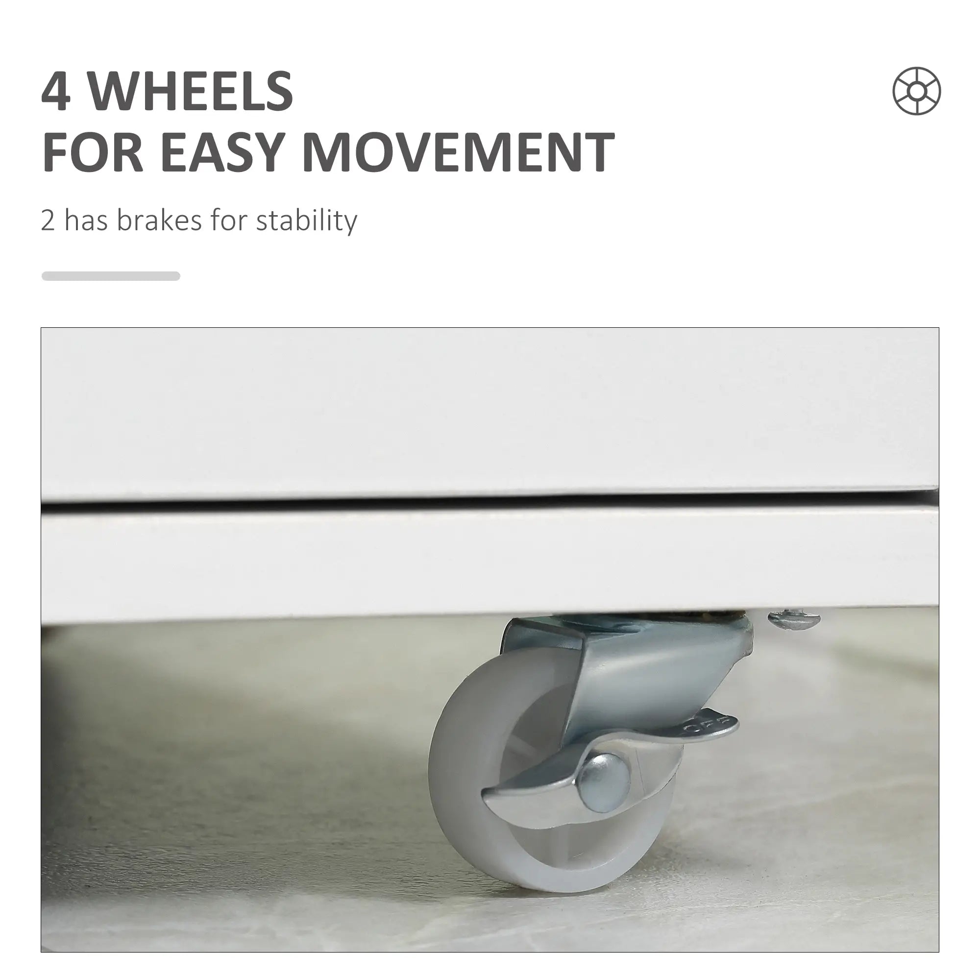 7-Drawer Vertical File Cabinet, Home Office Storage, 18.7