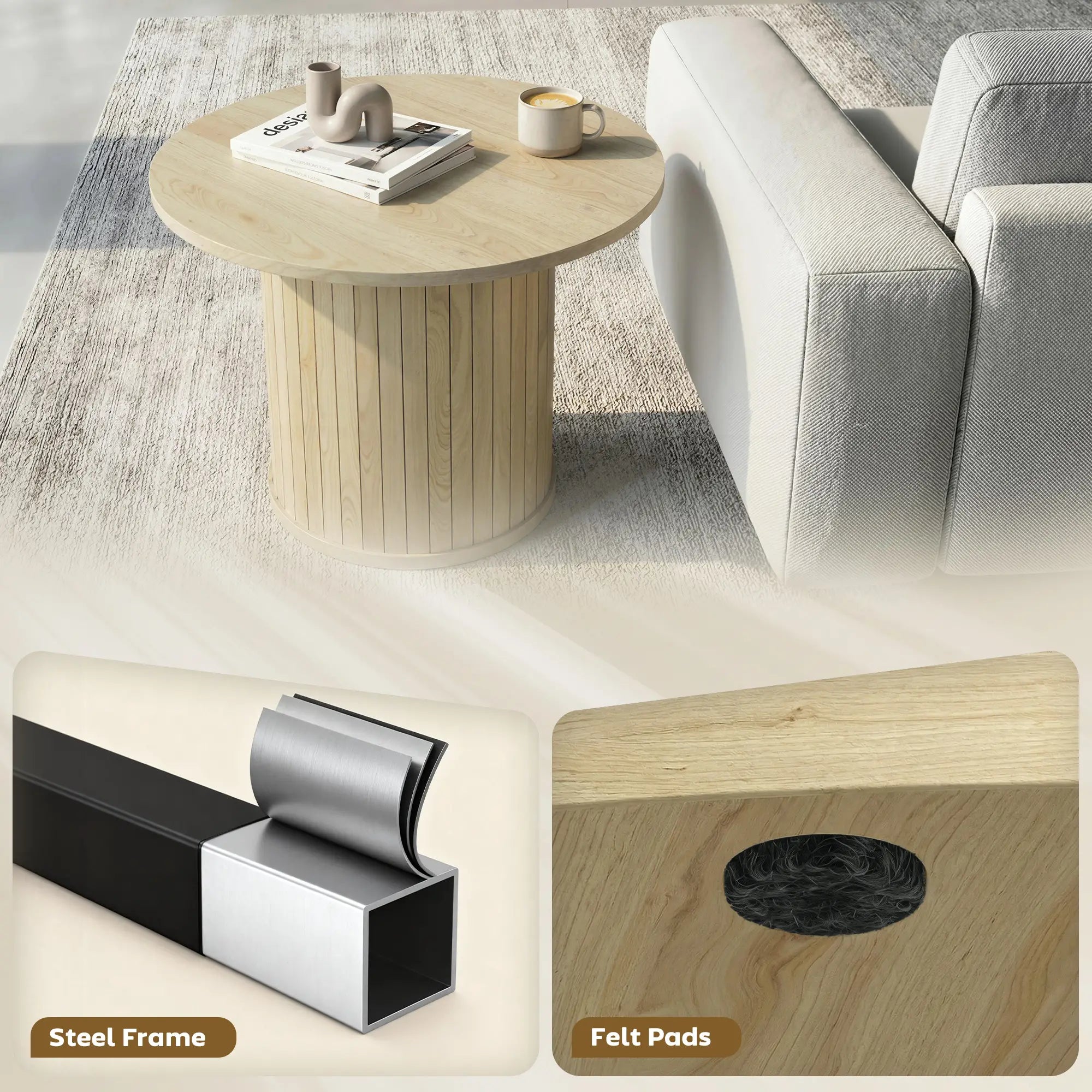 Round Coffee Table, 24