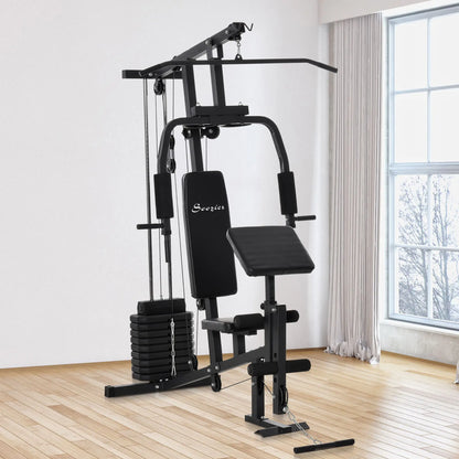 Multifunction Home Gym, Power Exercise Machine, Weight Training, Black Power Towers at Gallery Canada