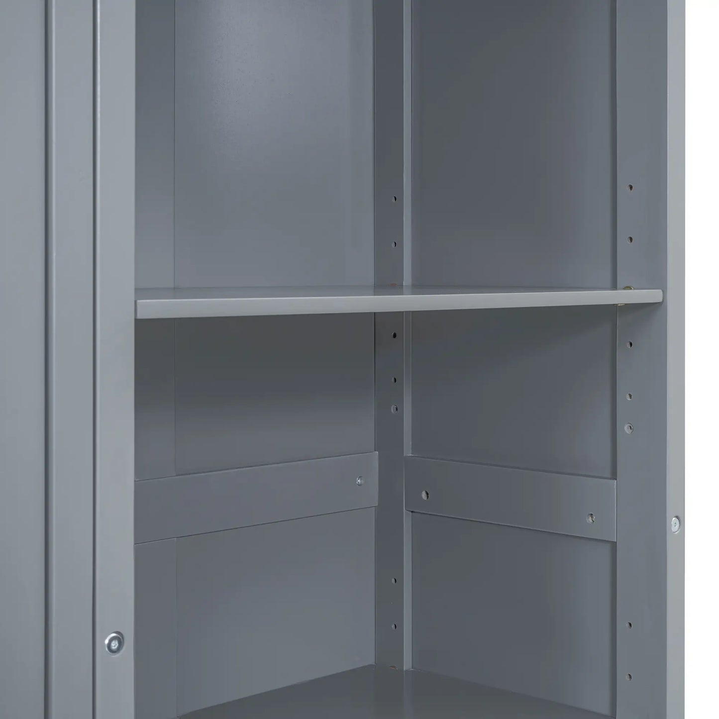 Murphy Bed with Storage, Dual Piston, Space-Saving, 94" L x 16" W x 88.5" H, Grey Bed Frames at Gallery Canada