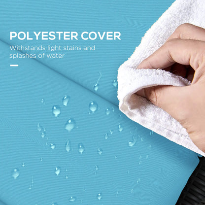 Patio Chaise Lounge Chair Cushions, Set of 2, Turquoise Patio Chair Cushions at Gallery Canada