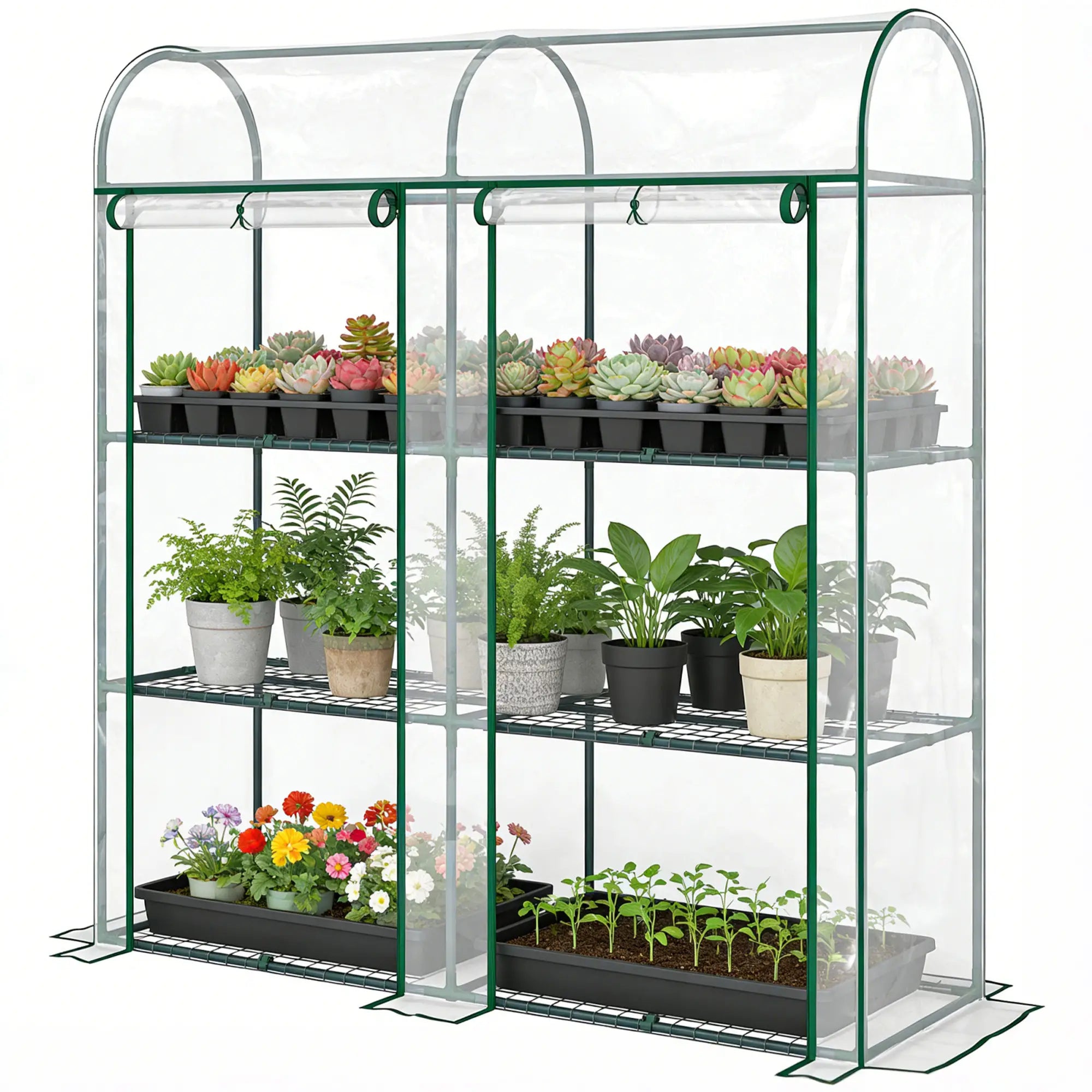 3 Tier Mini Greenhouse, 56.3