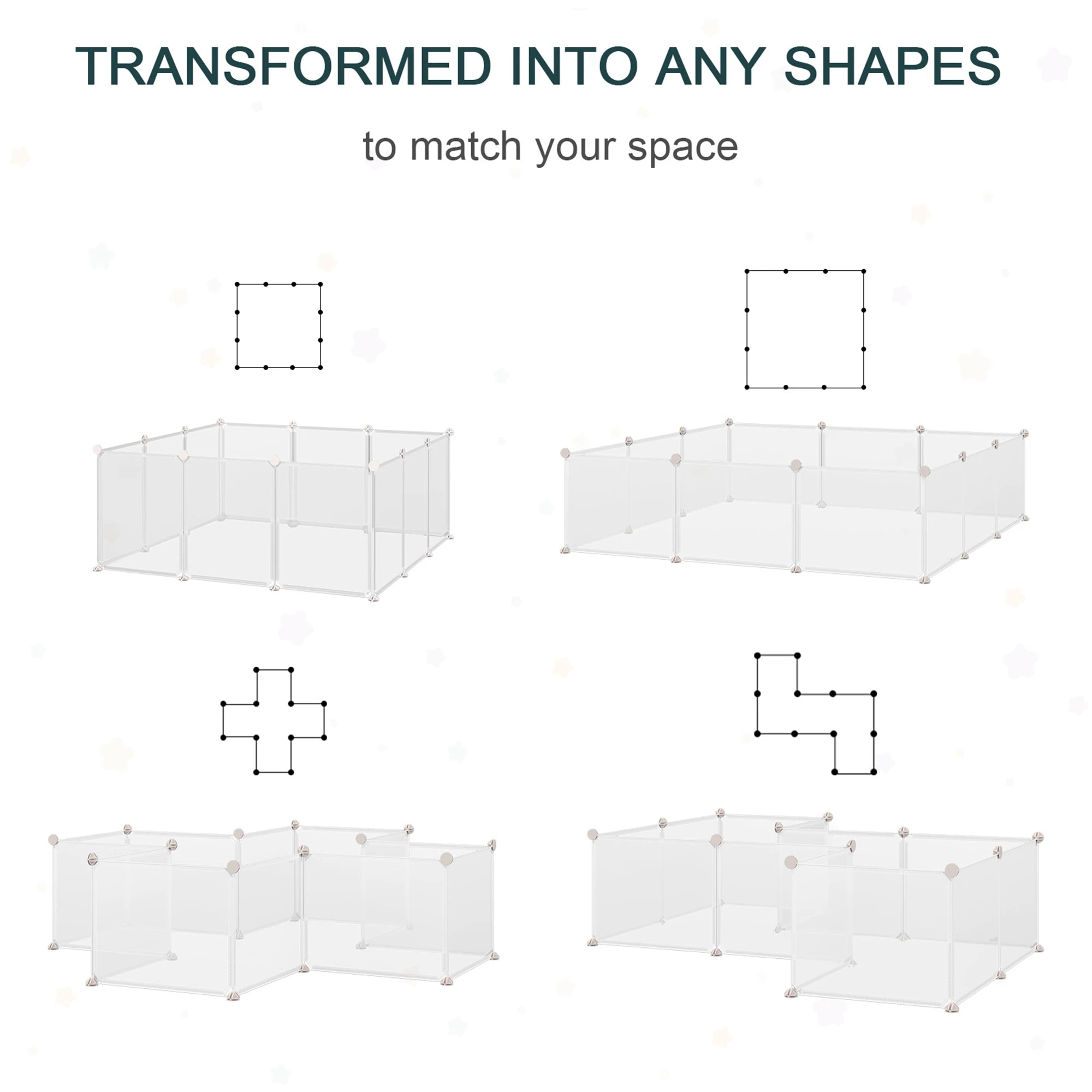 Small Animal Cage, 12 Panels, 18