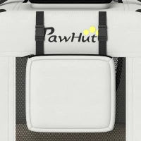 Soft Sided Pet Carrier Bag for Extra Large Dogs, Light Grey