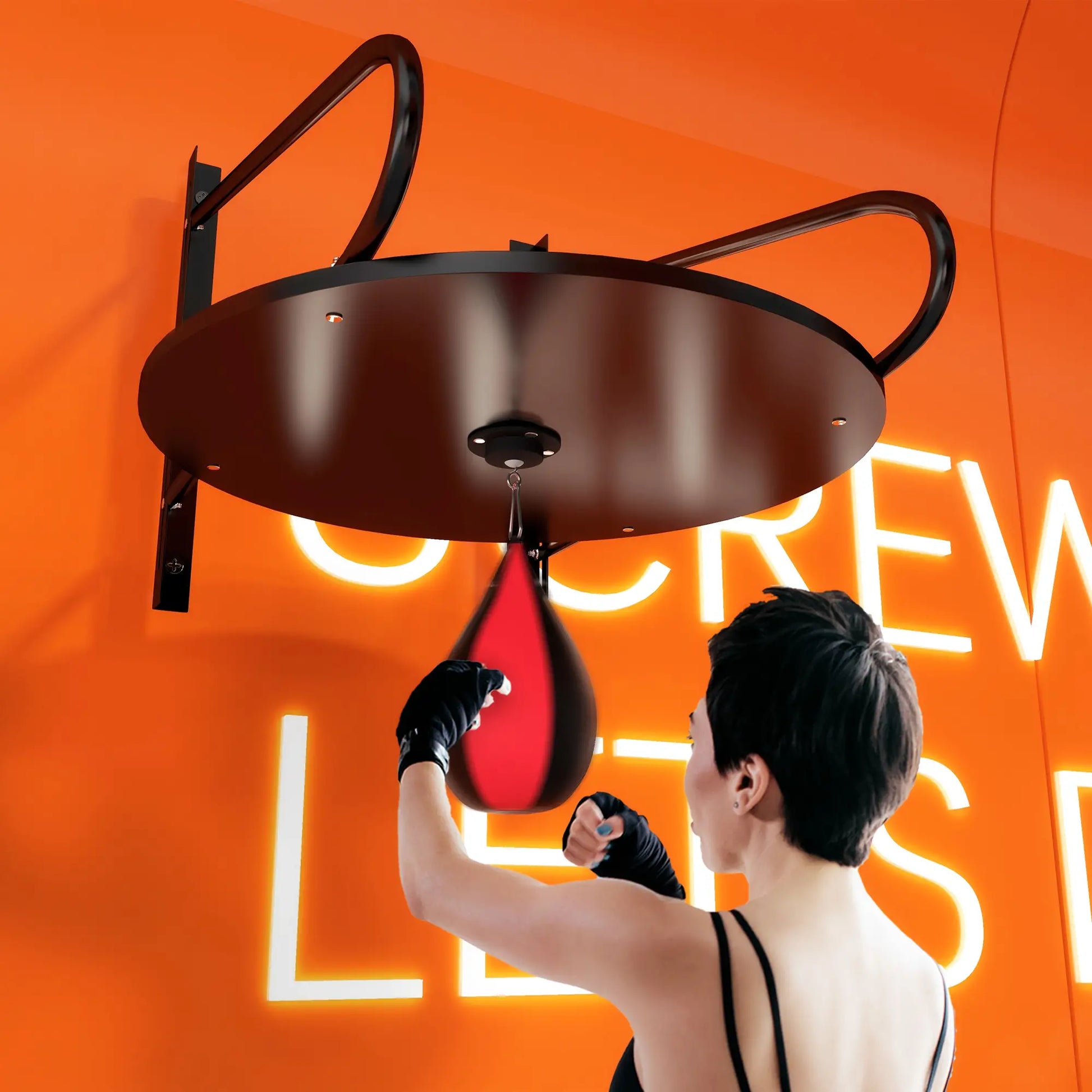 Wall Mounted Speed Bag Boxing Platform, Adjustable Height Strength Training Equipment at Gallery Canada