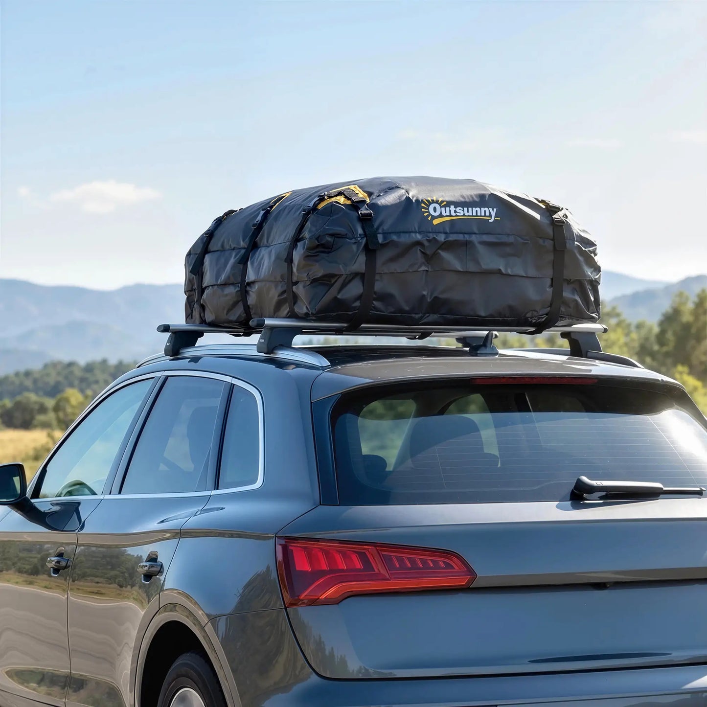 Waterproof Soft-Shell Roof Cargo Carrier, 21 Cubic Feet, Anti-Slip Mat Automotive at Gallery Canada