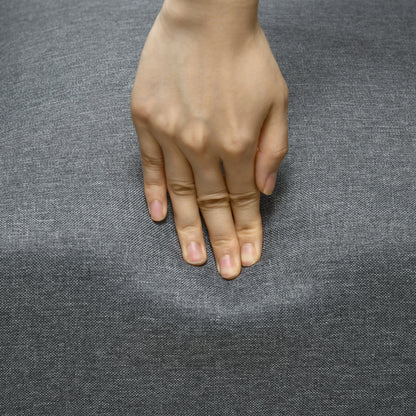 Fabric Accent Armchair, Modern Living Room Chair, Wood Legs, Grey Single Sofas at Gallery Canada