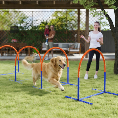 Dog Agility Training Equipment, 4 Pcs Obstacle Course, Blue Dog Agility Training Equipment at Gallery Canada