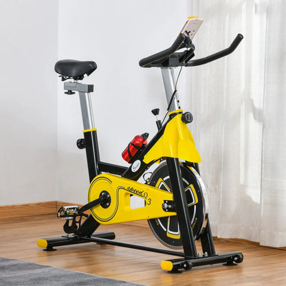 Stationary Exercise Bike, Adjustable Resistance, LCD Display, Home Gym Exercise & Stationary Bikes at Gallery Canada