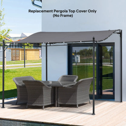 Canopy Replacement, Pergola Shade Cover, 10' x 10', Dark Grey Gazebo Canopy Replacement at Gallery Canada