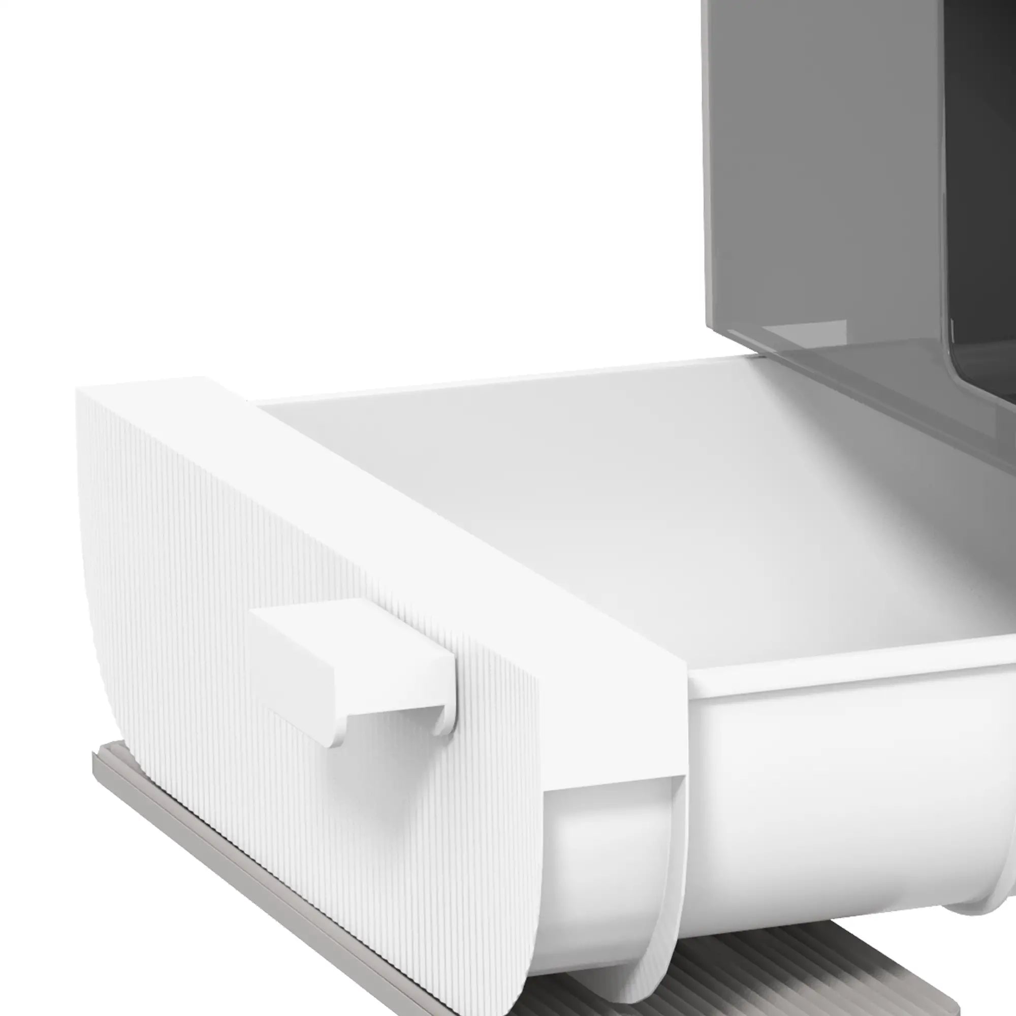 Cat Litter Box with Lid, Removable Tray, Scoop, Filter, Light Grey Cat Litter Box Enclosures at Gallery Canada