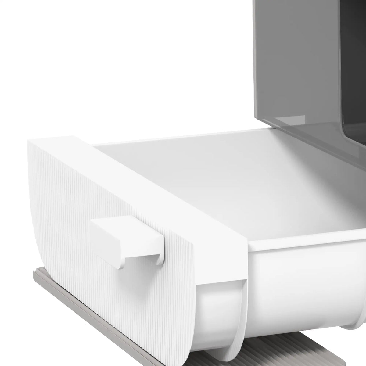 Cat Litter Box with Lid, Removable Tray, Scoop, Filter, Light Grey Cat Litter Box Enclosures at Gallery Canada