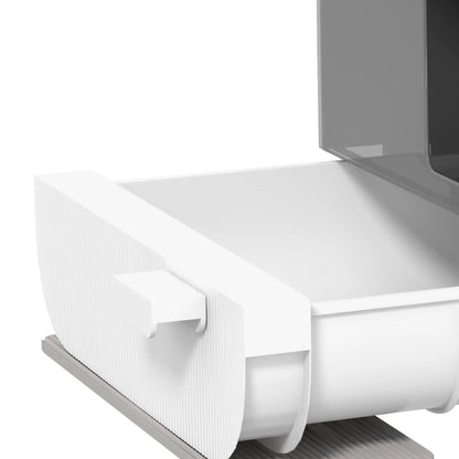 Cat Litter Box with Lid, Removable Tray, Scoop, Filter, Light Grey Cat Litter Box Enclosures at Gallery Canada