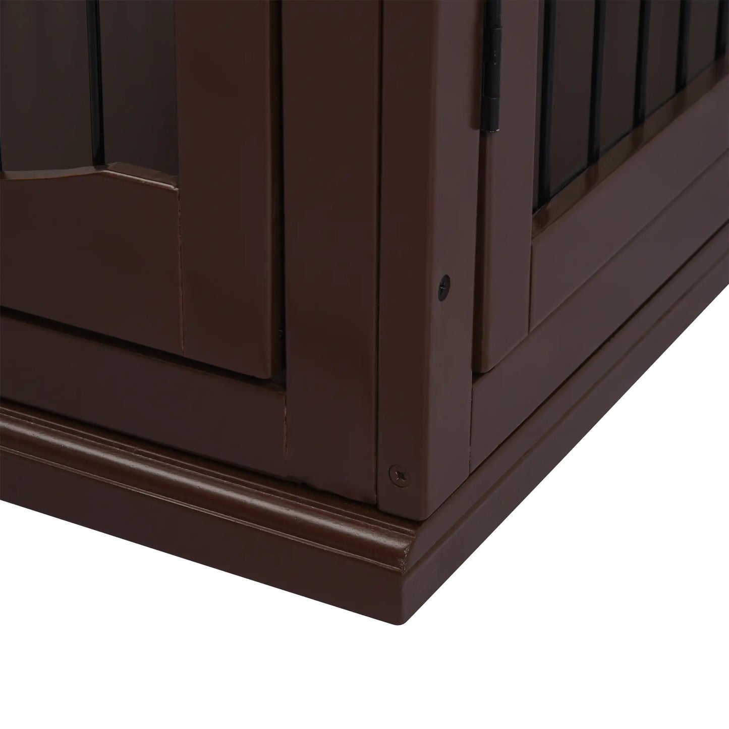 26" Wooden Dog Cage, Double Door, Modern Design, Brown Houses, Kennels & Pens at Gallery Canada