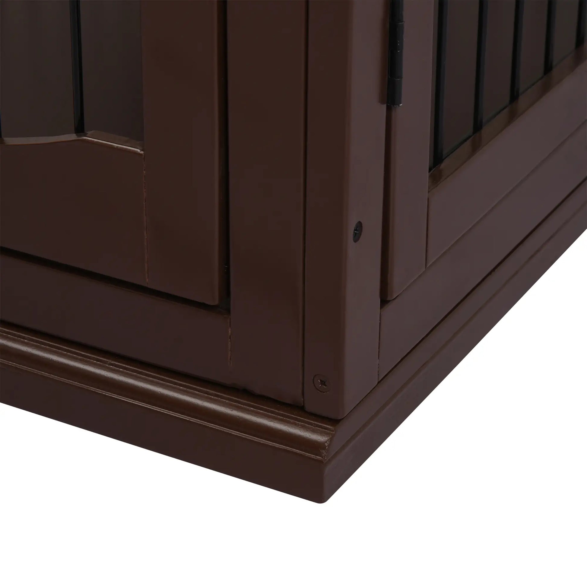 26" Wooden Dog Cage, Double Door, Modern Design, Brown Houses, Kennels & Pens at Gallery Canada