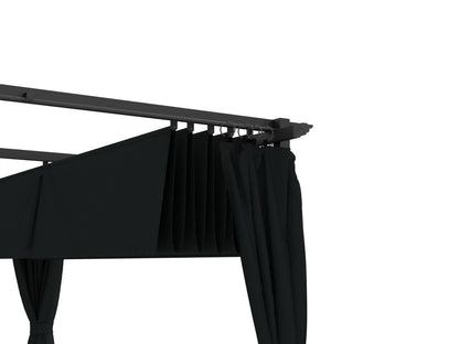 10' x 13' Pergola, Retractable Canopy, UPF30+ Sun Shade, Garden, Backyard Pergolas at Gallery Canada