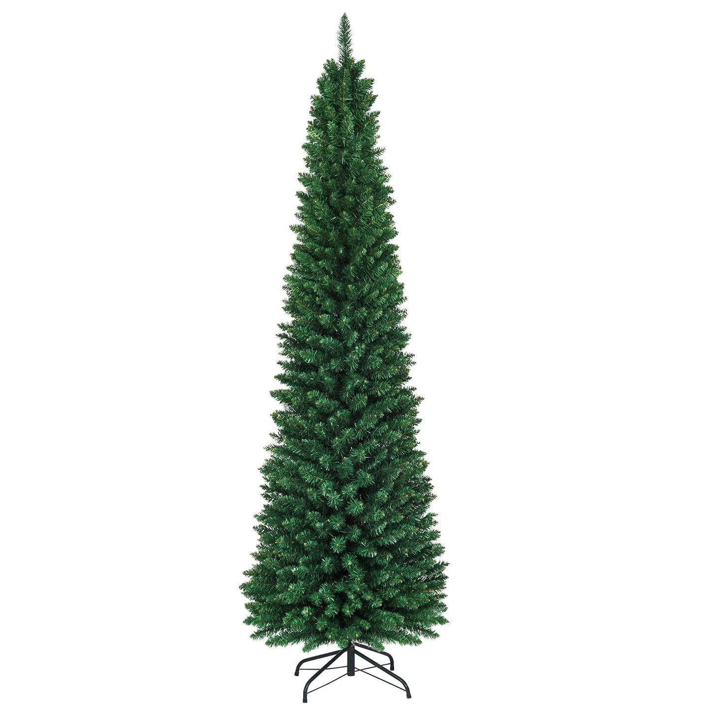 PVC Artificial Slim Pencil Christmas Tree, 8 Feet, Green Christmas Tree at Gallery Canada
