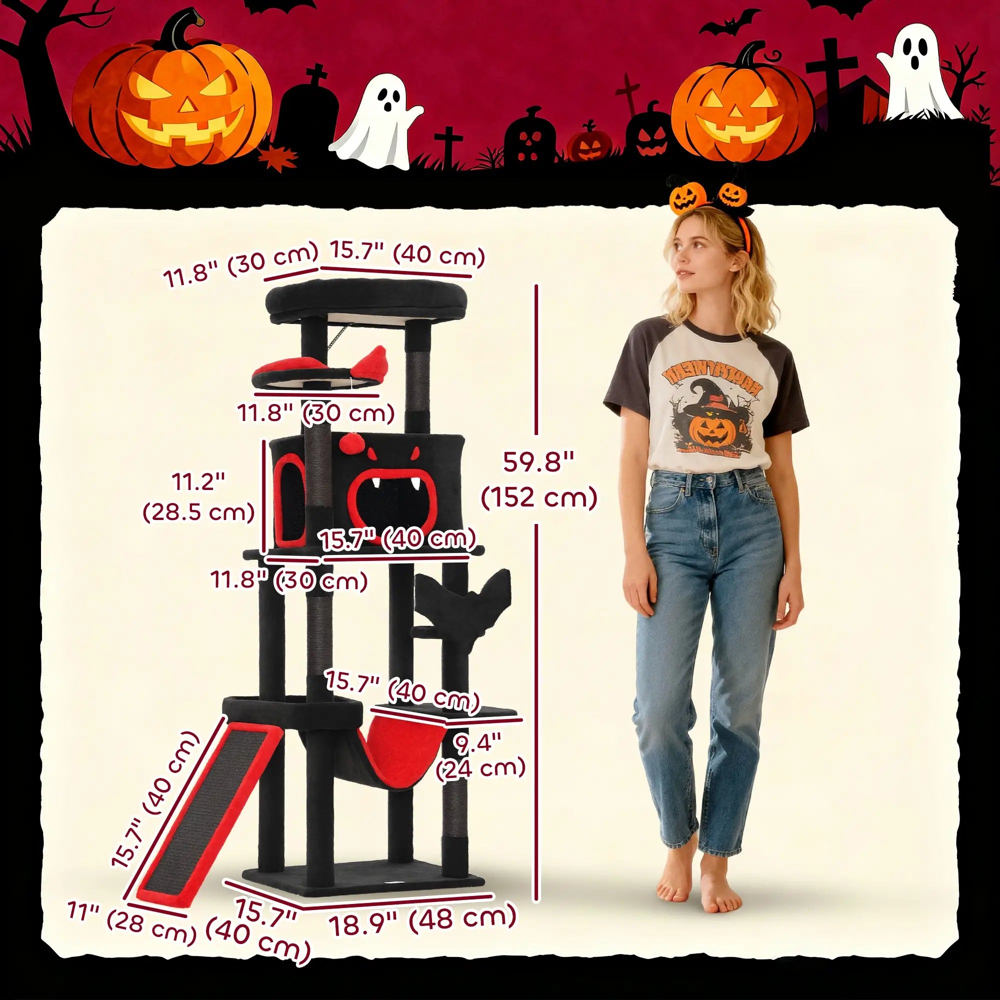 Gothic Cat Tree, 60