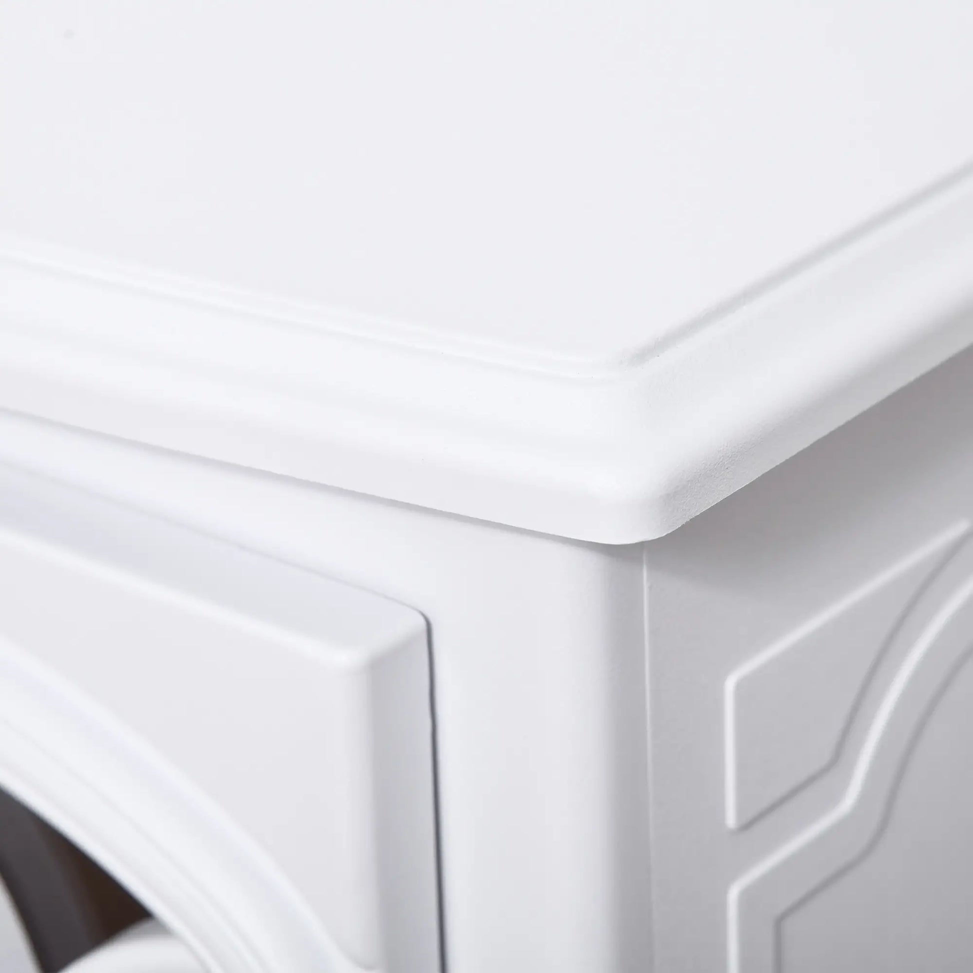 Electric Fireplace Heater, Freestanding, Realistic Flame, 750W/1500W, White Electric Fireplaces at Gallery Canada