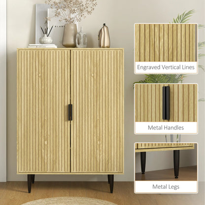 5-Tier Shoe Cabinet, Adjustable Shelves, 15 Pair Storage, Oak Shoe Storage Cabinets & Racks at Gallery Canada