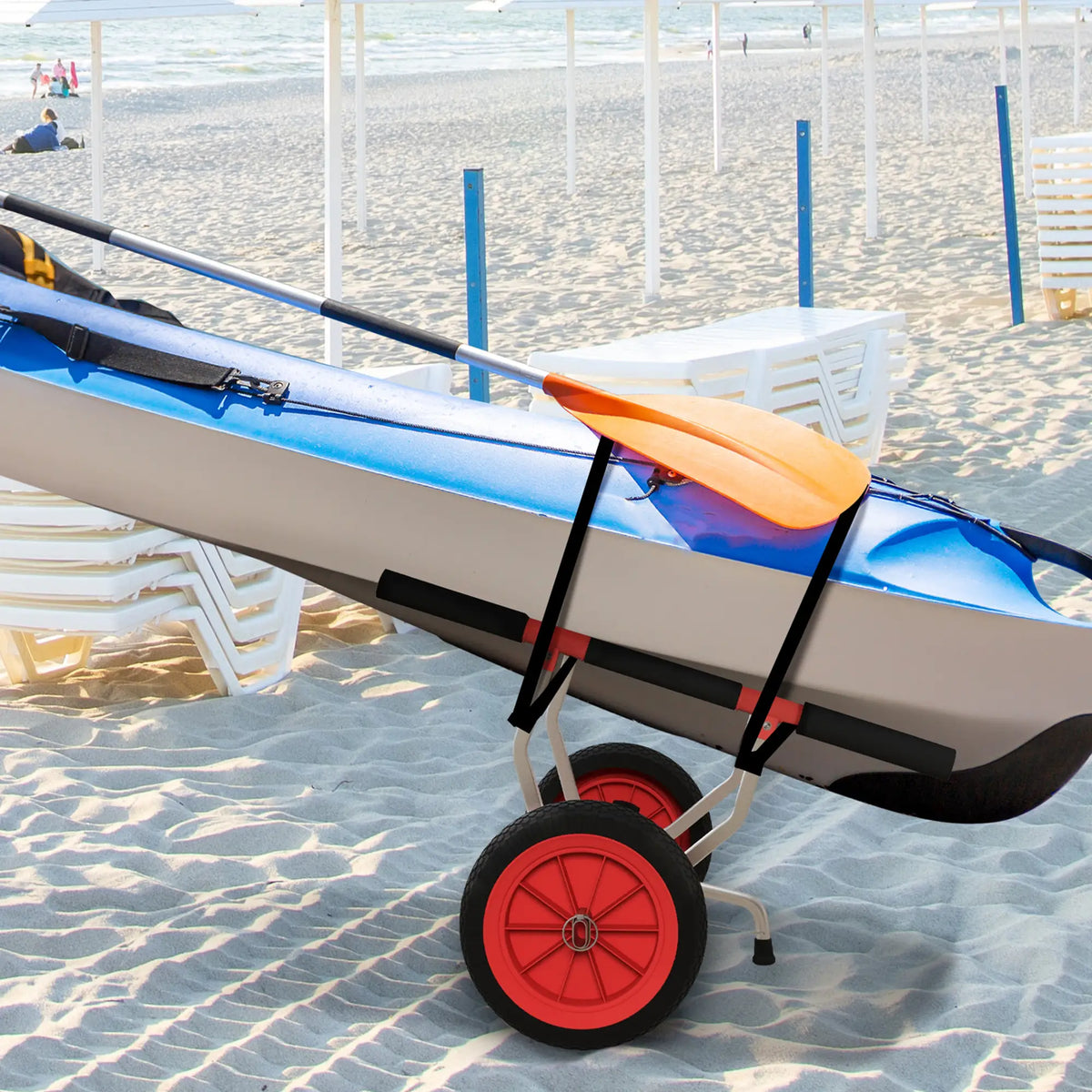 Kayak Cart Dolly, Adjustable Width, Red Kayak Carts at Gallery Canada