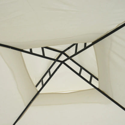 10' x 10' Patio Gazebo, Steel Frame, Mosquito Netting, Cream White Gazebos at Gallery Canada