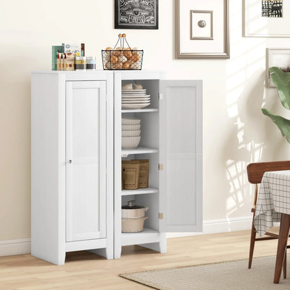 Kitchen Pantry Cabinet, Adjustable Shelves, White Kitchen Pantry Cabinets at Gallery Canada