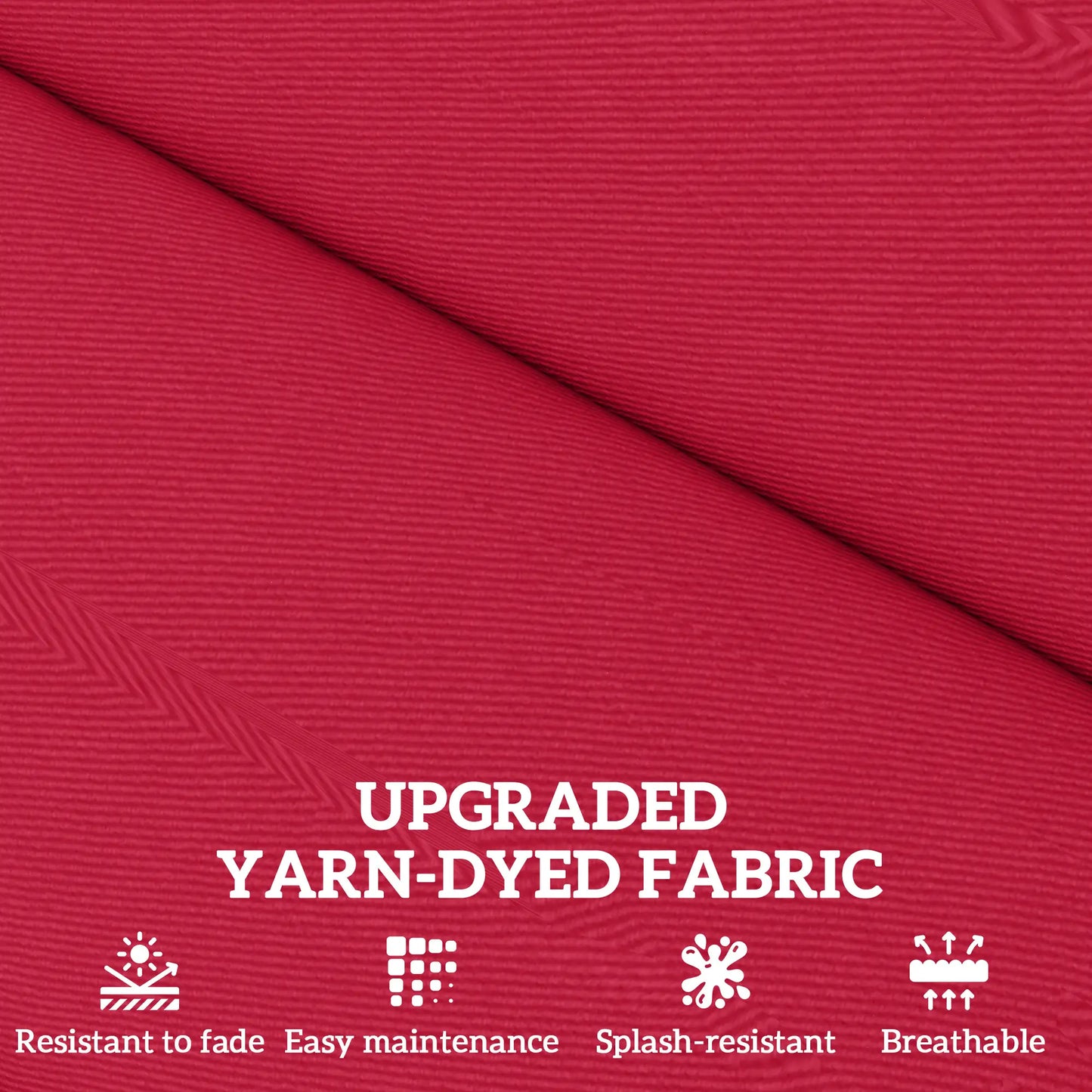 Patio Chair Cushion Set, 2-Piece, With Ties, Wine Red Patio Chair Cushions at Gallery Canada