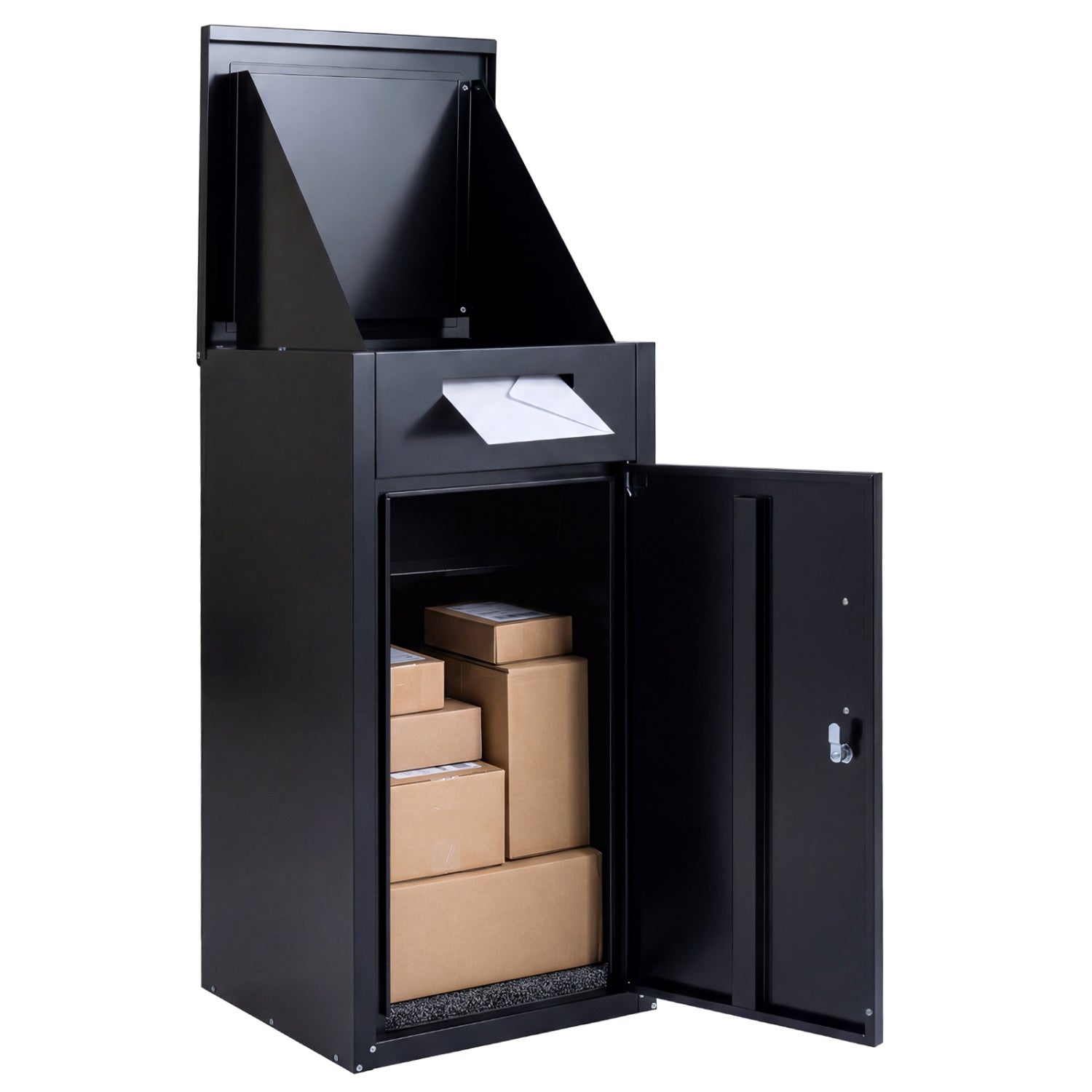 Package Delivery Box, Anti-Theft Board, Lockable Door, Black Sheds & Outdoor Storage at Gallery Canada