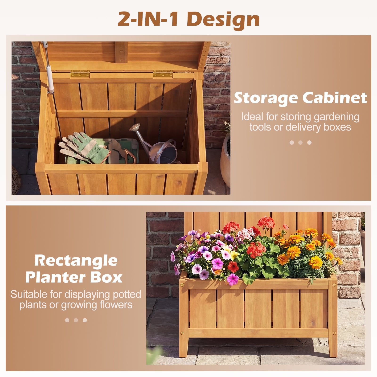 Package Delivery Box With Planter Box, Natural Raised Garden Beds at Gallery Canada