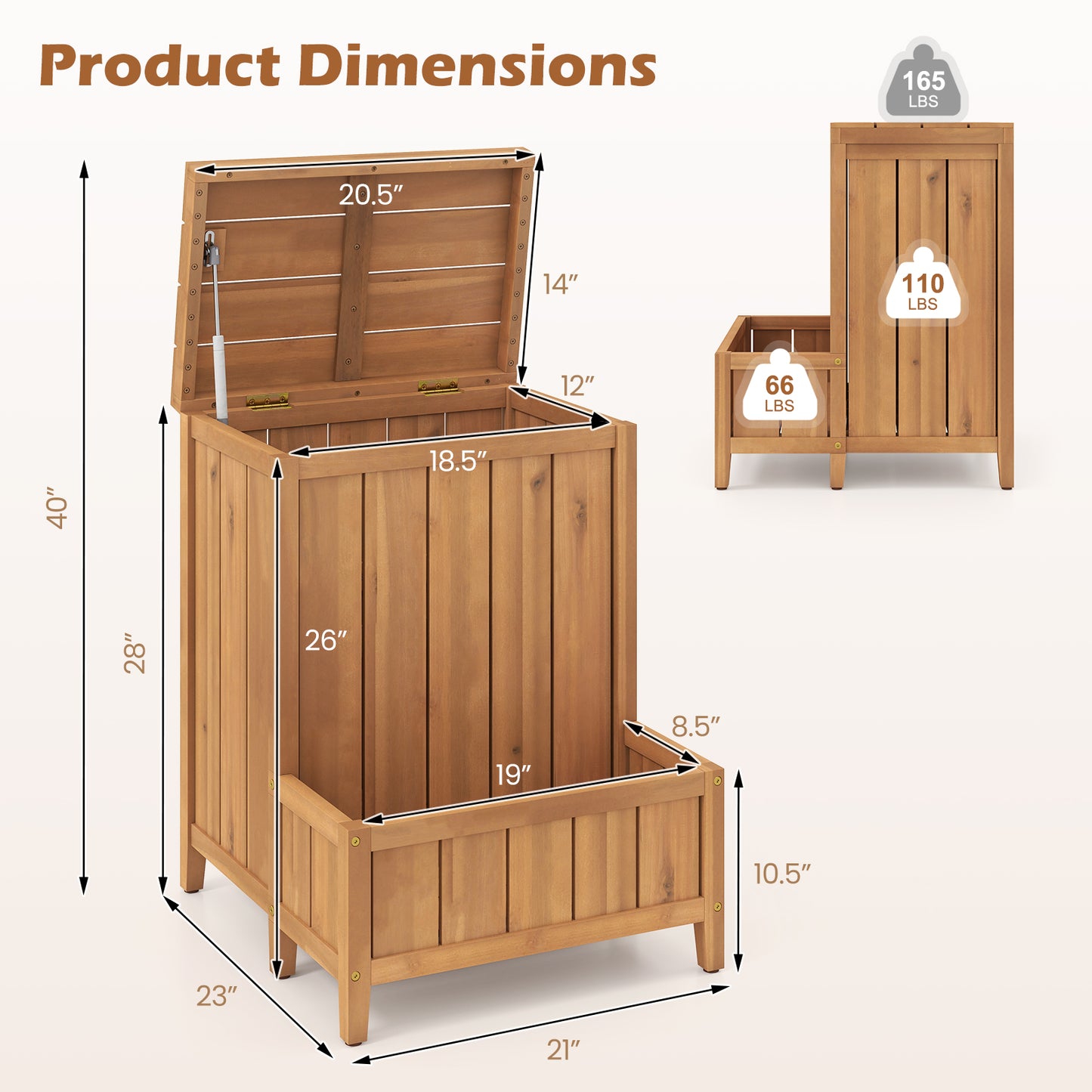 Package Delivery Box With Planter Box, Natural Raised Garden Beds at Gallery Canada