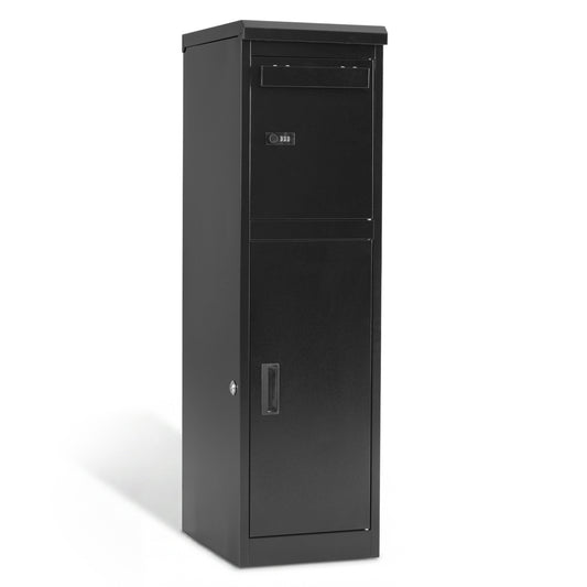Package Delivery Box, Lockable Doors, Coded Lock, Black Sheds & Outdoor Storage Black at Gallery Canada