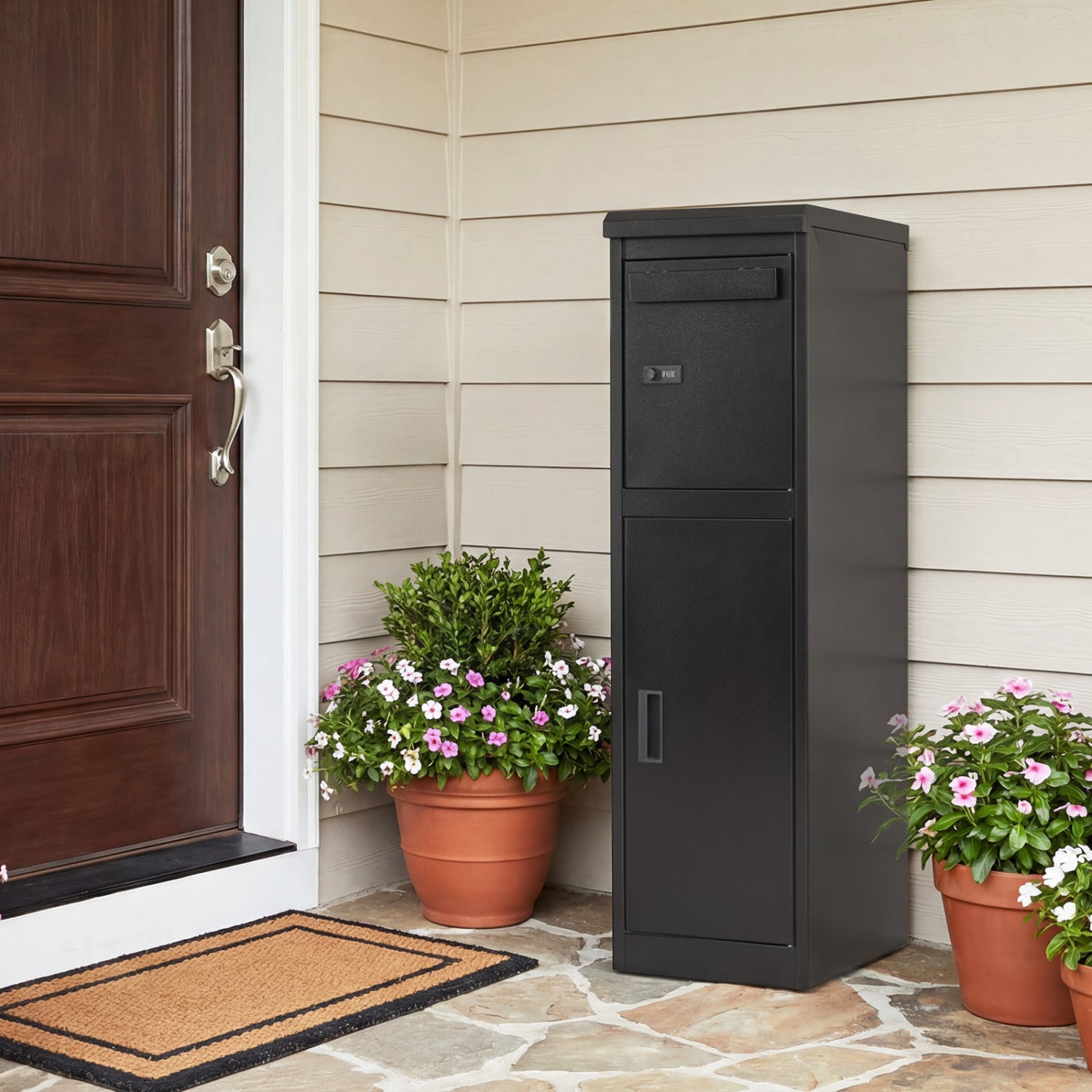 Package Delivery Box, Lockable Doors, Coded Lock, Black Sheds & Outdoor Storage at Gallery Canada
