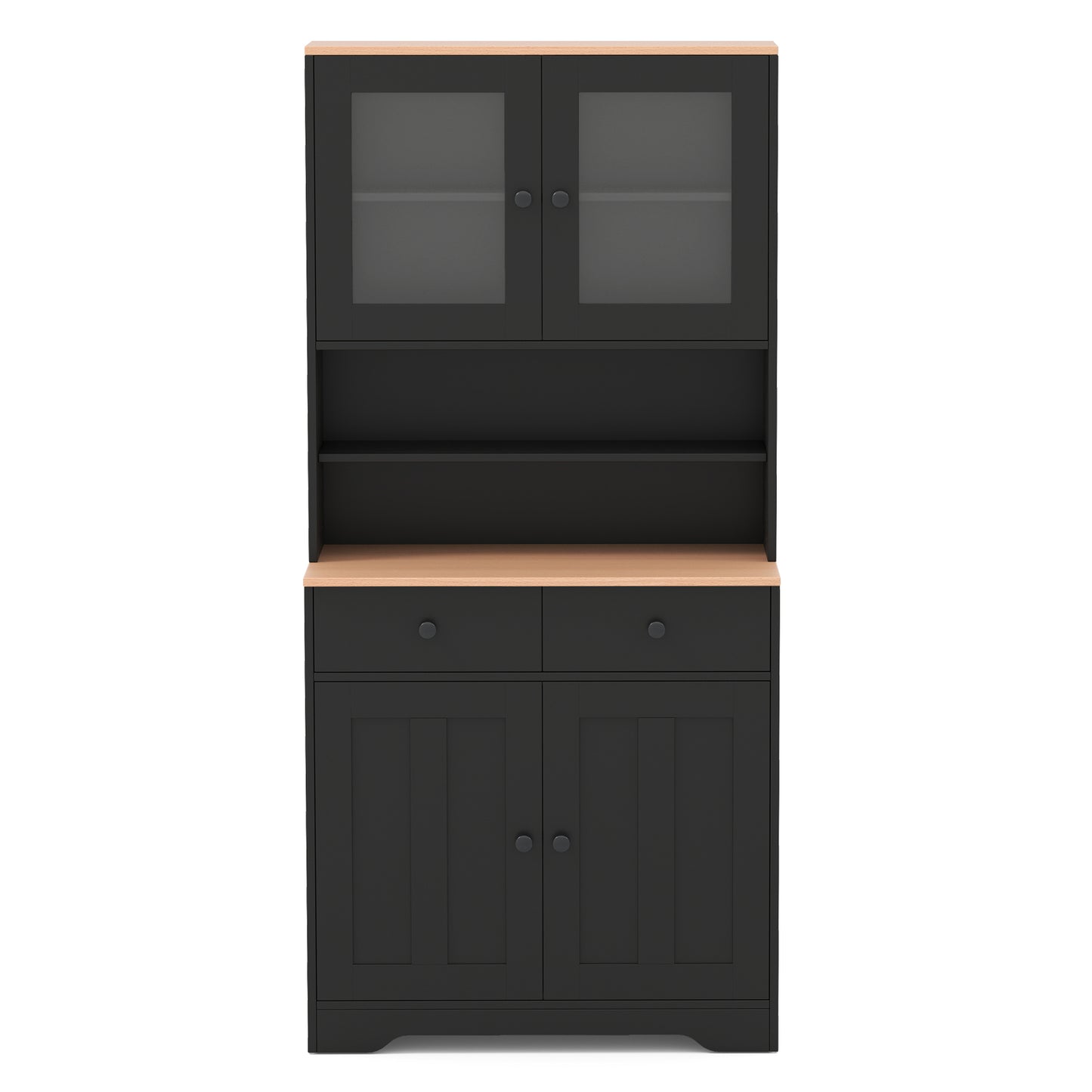 Pantry Cabinet, 2 Removable Shelves, Black Sideboards Cabinets & Buffets at Gallery Canada