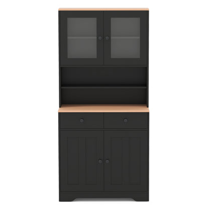 Pantry Cabinet, 2 Removable Shelves, Black Sideboards Cabinets & Buffets at Gallery Canada