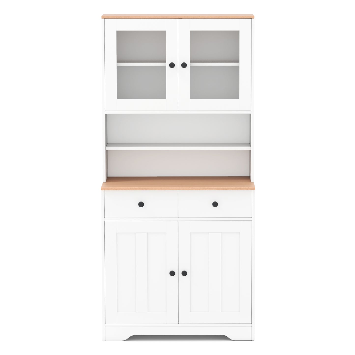 Pantry Cabinet With 2 Removable Shelves, White Sideboards Cabinets & Buffets at Gallery Canada