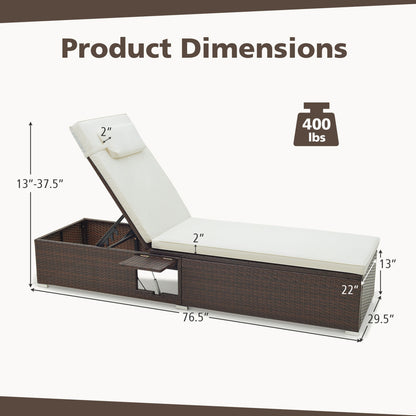 Patio Chaise Lounge Set, 2-Piece, With Cushions, Off White Outdoor Chaise Lounges at Gallery Canada