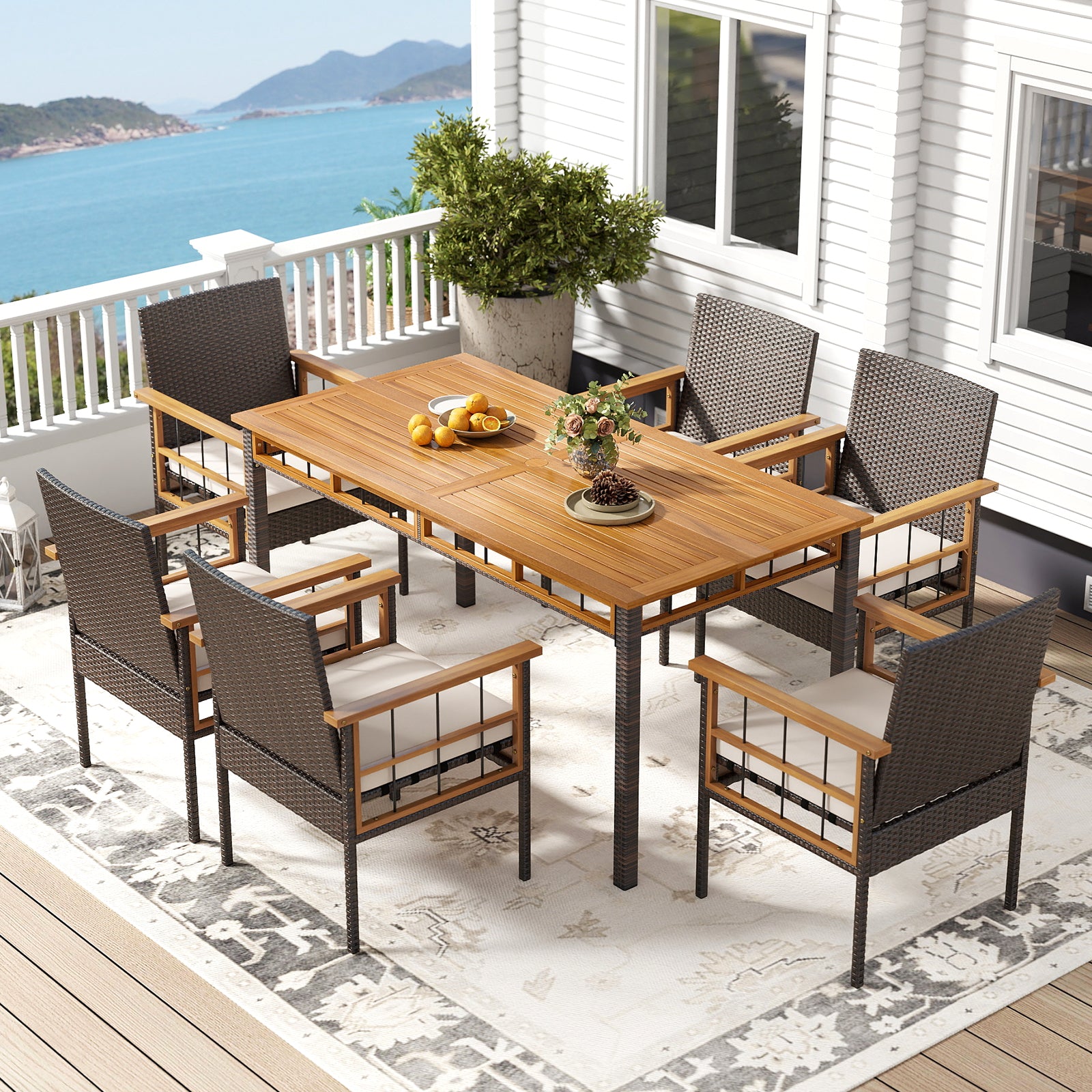 Patio Dining Chairs Set of 2, White Patio Dining Chairs at Gallery Canada
