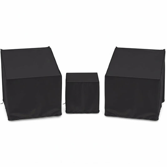 Waterproof Patio Furniture Cover for 3-Piece Bistro Set, Black Outdoor Furniture Accessories Black at Gallery Canada